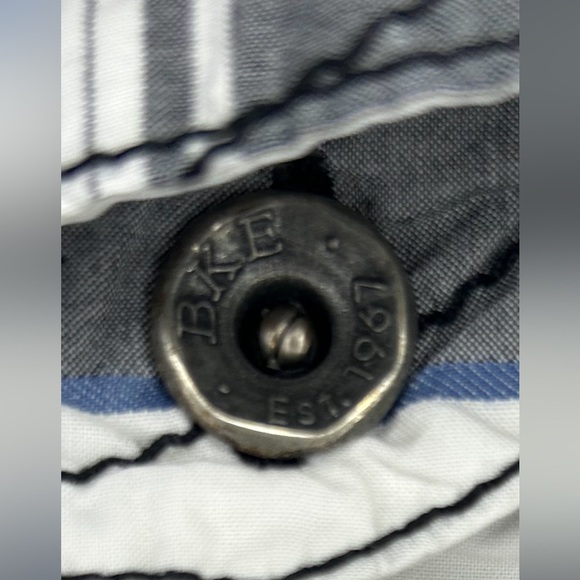 NWOT BKE Bellaire Athletic Fit Plaid Cargo Shorts Men’s 34x23 - Picture 7 of 15